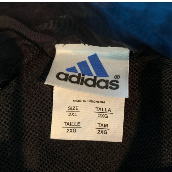 ADIDAS Mens 1/2 Zip Nylon Lightweight Jacket - Picture 4 of 4